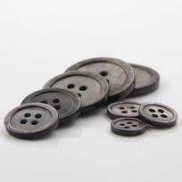 Blitz Shirt Jacket Buttons Natural Shell Thin Edge Four Eyes Grey Buttons Buttons primary color * 16L = 10.0 MM * round