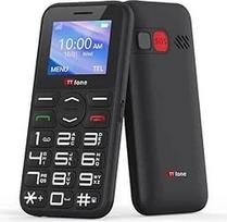 TT190 Didelis mygtukas Pagrindinis senjorų pagalbos telefonas, paprastas pigus telefonas, mokamas kaip einate (O2 PAYG)