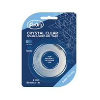 Dvipusė gelinė lipni juosta Forofis, 2 mm storio, 18mm x 1m, skaidri