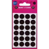 Lipnūs magnetai iš gumos Centrum, 13mm, 24vnt, 86691