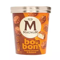 Ledai BONBON MAGNUM su sūdyta karamele ir migdolais, 168 g