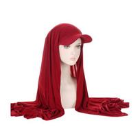 Moteriška snapinė bandana, šalikas, kepurė su saulės skydeliu, turbanu, galvos apdangalas, kaukolės kepurė kelionėms, paplūdimyje, lauko veiklai vyno raudonos spalvos
