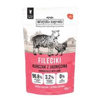 WIEJSKA ZAGRODA Vištienos Filė su Ėriena – šlapias maistas katėms – 85g
