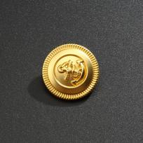 Auksinės sagos Švarko sagos Aukštos klasės moteriški drabužiai Paltas Megztinis Kardiganas Kostiumas Išskirtinės metalinės sagos 15mm2 #[Fog Gold]