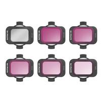 Sunnylife MCUV, ND8, ND16, ND32, ND64 ir ND128 filtrų rinkinys DJI Avata 2, 6 vnt.