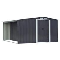 SURENKAMAS CINKUOTAS PLIENINIS SANDĖLIUKAS SU MALKINE 257X178X312 CM
