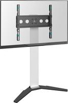 "ONKRON TS1140-W" TV grindų stovas 26-65 colių televizoriams iki 35 kg - kompaktiškas TV stovas, reguliuojamo aukščio, maksimalus VESA 400 x 400 - universalus TV stovas / TV stovas baltos spalvos