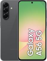 "Samsung Galaxy A56 5G", "Android" išmanusis telefonas, 256GB atminties, 8GB RAM, antracito spalvos, 6 kartus atnaujinta operacinė sistema, didelis ekranas, ilgas baterijos veikimo laikas