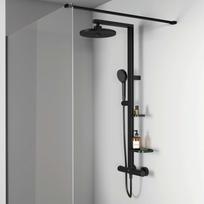 Termostatinė dušo sistema Ideal Standard ALU+, juoda matinė