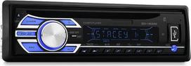 "Tunez" viengubas 1DIN automobilinis radijo imtuvas DVD CD grotuvas 3,5 mm AUX-In MP3 USB garso įrašas SD