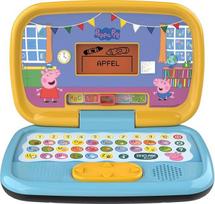 "VTech Peppas" mokomasis nešiojamasis kompiuteris - mokomasis kompiuteris su ABC klaviatūra ir įvairiu lavinamuoju turiniu, kuriame yra raidžių ir žodžių, skaičių, logikos, žaidimų ir muzikos, skirtas 3-6 metų vaikams