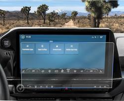 CDEFG suderinama su "Ford Tourneo Custom 2024 2025 Facelift" navigacine apsaugine plėvele 4H atspari įbrėžimams 13 colių GPS ekrano apsauga Navigacinė plėvelė Transit E-Transit EV priedai [2 vnt.]