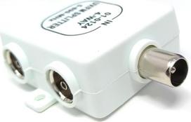 DRUT 1 įvesties ir 4 išvesties RF skirstytuvas 4 krypčių UV FM antenos kabelio adapteris