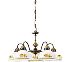 Kolarz 731.85.126 - Sietynas, kabinamas ant grandinės NONNA 5xE27/75W/230V citrinos