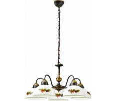 Kolarz 731.85.121 - Sietynas, kabinamas ant grandinės NONNA 5xE27/75W/230V vynuogės/braškės