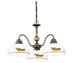 Kolarz 731.83.121 - Sietynas, kabinamas ant grandinės NONNA 3xE27/75W/230V vynuogės/braškės