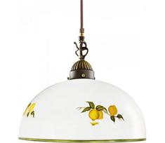 Kolarz 731.30.126 - Pakabinamas sietynas NONNA 1xE27/75W/230V diametras 20 cm citrinos