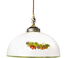 Kolarz 731.30.121 - Pakabinamas sietynas NONNA 1xE27/75W/230V diametras 20 cm vynuogės/braškės