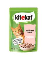 KITEKAT Lašiša padaže 85 g suaugusioms katėms