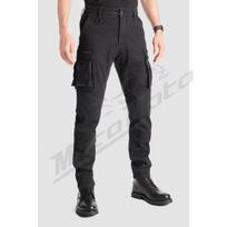 Vyriški džinsai PANDO MOTO DESERT CARGO Chino stiliaus Cordura Juodi