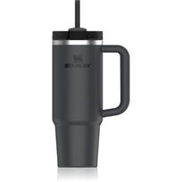 Stanley Quencher H2.O FlowState™ Tumbler nerūdijančiojo plieno puodelis su šiaudeliu vidutinis Black 2.0 890 ml
