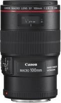 "Canon EF 100 mm f2,8L Macro IS USM" objektyvas, juodas