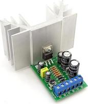 AVT1597 KIT DIY elektroninis rinkinys, savarankiško litavimo rinkinys, stiprintuvas 1×35W (4Ohm/15V) su TDA2050, stiprintuvo plokštė, elektronikos amatų rinkinys