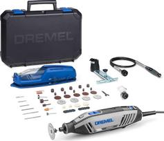 Dremel 4250 rotacinis įrankis 175 W, daugiafunkcinis įrankių rinkinys su 3 priedais ir 45 priedais, 175 W variklis su elektroniniu grįžtamuoju ryšiu, kintamas greitis 5 000-35 000 aps/min.