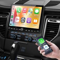 Hodozzy Belaidis "Carplay" automobilinis radijas 2 DIN su USB-C, 10,1 colio IPS ekranas "Android 2 Din" su "Android" automobiliniu "Bluetooth", "WiFi", GPS, DSP, RDS