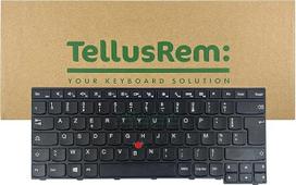 Keičiamoji klaviatūra su prancūzišku neapšviestu ekranu, skirta Lenovo Thinkpad E470 E470c E475