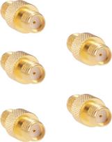 RFaha 5 vnt. antenų adapteris SMA Weiblich zu SMA Weiblich SMA Koppler Barrel Adapter Konverter für Antennen Radio (F26-5)