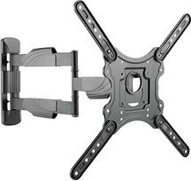 SCHWAIGER 9420 TV Wall Mount 23-75 Inch Tiltable / Swivelling Max. 35 kg / VESA Standard 400 x 400 / Includes Mounting Accessories Black