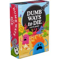 Spin Master Games, Dumb Ways To Die - Virusinis hitas Kortų žaidimas, tinkantis koledžui, gimtadieniams ir kt., Šeimos žaidimai, vakarėlių žaidimai DUMB black