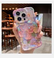 2025 Retro Oil Painting Phone Case For iPhone 13 14 15 16 ProMax 12 11 Luxury Flower Print Shockproof Silicone Cover Artistic Decor For iPhone 15Pro Max