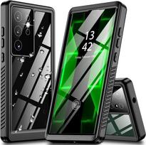 Samsung Galaxy S23 Ultra 5G RedPepper 360 viso korpuso vandeniui atsparus telefono dėklas For Samsung Galaxy S23 Ultra 5G juoda