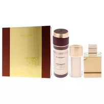 SET AL HARAMAIN Amber Oud Gold EDP spray 75ml + EDP spray 30ml + BODY SPRAY 200ml