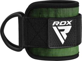 Kulkšnies dirželiai RDX A4, juodi/žali, Universalus