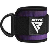 Kulkšnies dirželiai RDX A4, juodi/violetiniai, Universalus