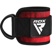 Kulkšnies dirželiai RDX A4, juodi/raudoni, Universalus
