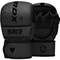 MMA treniruočių pirštinės RDX F6 Kara, juodos, L/XL+