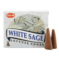 Smilkalai Hem kūgeliai - Baltasis šalavijas arba White Sage - 12 dėžučių po 10 kūgelių - Nemokamas pristatymas