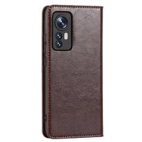 Prabangus piniginės tipo dėklas Xiaomi 12s 12 12X, pagamintas iš aukščiausios kokybės odos, su atverčiamu dangteliu, Retro verslo stiliaus Fundas Coque for Xiaomi 12&Only Case