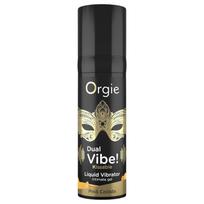 Orgie Dual Vibe! - skystas vibratorius - Pinã Colada (15 ml)