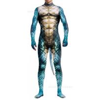 Karnavalinis Cosplay kostiumas suaugusiems Bodysuit Unisex kombinezonas seksualus su uodega Šunų Haskių gyvūnų rašto poliesterio kostiumai S
