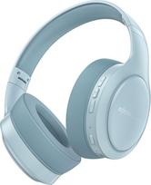 "Boompods Headpods Pro 2 Over-Ear Bluetooth" ausinės - sulankstomos belaidės ausinės su mikrofonu, 50+ valandų veikianti baterija, ausinės per ausis ir minkštas putų pagalvės paminkštinimas, mėlynos spalvos