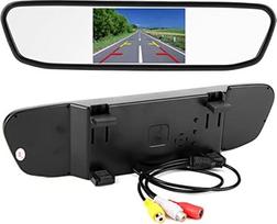 4,3 colių automobilio galinio vaizdo veidrodis, HD 8LED vandeniui atsparus automobilio HD galinio vaizdo veidrodis su galinio vaizdo kameros monitoriaus funkcija modifikuotoms automobilių dalims