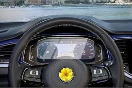 CDEFG prietaisų skydelio ekrano apsauga, suderinama su VW T-ROC 2019-2023 9H įbrėžimams atspari apsauga nuo pirštų atspaudų Skaidri 10,25 colių ekrano apsauga
