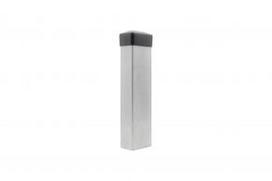 Stulpas tvorai 60x40 mm, H2,5 m, sienelė: 2 mm, ZN, su PVC laikikliu