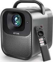 ETOE Beamer 4K Heimkino [Google TV Lizenziertem mit Netflix], lauko nešiojamas projektorius 1000ANSI Full HD 1080P Native, Seal Pro Smart Beamer für Handy, Bluetooth, Dolby Audio, Autofokus, 200 Zoll
