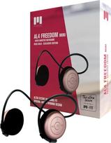 MIIEGO AL4 Freedom Mini "Bluetooth" ausinės - trumpa kaklo juosta ir saugus tvirtinimas - belaidės ir atsparios vandeniui - aiškus garsas ir ilga baterija - rožinio aukso spalvos